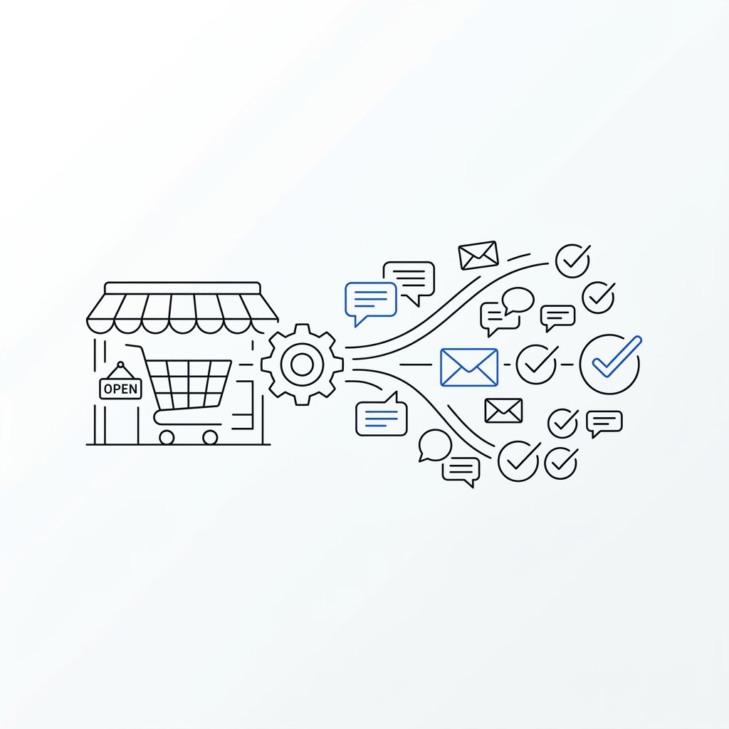E-Commerce Automation Illustration